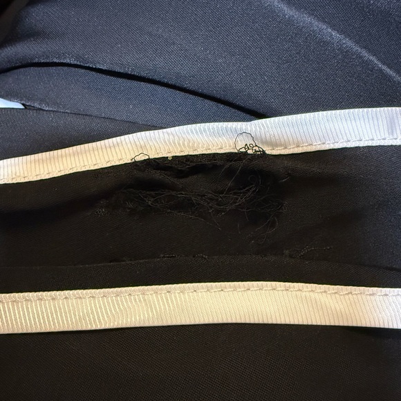 Gracia Black & White Slit Palazzo Pants – Size S NWOT (DAMAGED - Tear) - Picture 5 of 5